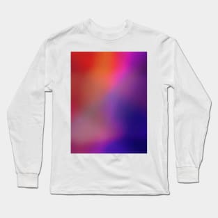 Colorful Magenta Pink Purple and Red Abstract Glow Long Sleeve T-Shirt